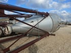 3250 gallon, Silo, 96" dia. x 5'-0" straight side x 11' cone (60° ), alum. legs support, surplus - Image 2