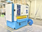 53" Costa #S-A-1/TRIT-1350, 2-head belt sander, 16-82 FPM, emergency stop, 2009 - Image 2