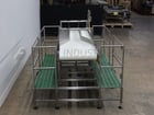 36" wide x 12' long, CMI Equipment & Engineering #M1-3.9, Stainless Steel belt conveyor with double sided - Image 4