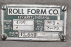 10000 lb. Roll Form #456, uncoiler, 48" width, 18"-22" expansion, 72" O.D., 42" passline, 1979 - Image 6