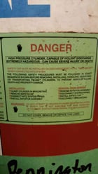 400 lbs. Fenwal, Fire Suppression System, FM-200 Agent - Image 3