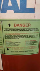 275 lbs. Fenwal, Fire Suppression Tank, FM-200 Agent, 130 F max temp., 360 @ 70 F - Image 4
