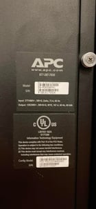 60 KVA APC #OG-PD60G6FK1, PDU, 3 Wire, 167 Amps, 120/208 V - Image 5