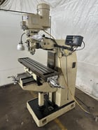Sharp #LMV, vertical knee mill, 10" x50" table, 3 HP, Millman LH51 2-Axis digital read out - Image 4