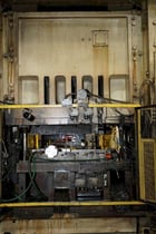 300 Ton, Minster #E2-300-60-36, straight side double crank press, 4" stroke, 36" Shut Height, 6" ram adj. - Image 6