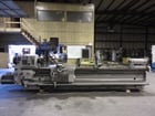 28" x 132" Tos, geared head precision, heavy duty lathe, 8-1180 RPM, steady rest, 4-jaw chuck - Image 1