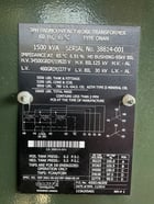 1500 KVA 34500GY/19920 Primary, 480GY/277 Secondary, 3 phase, Padmount Transformer - Image 1