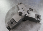6" 3-Jaw self-centering universal LOO back lathe chuck with wrench (YMC) - Image 3