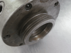 6" 3-Jaw self-centering universal LOO back lathe chuck with wrench (YMC) - Image 7