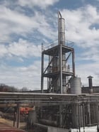3.5' Vendome Copper & Brass, Distillation Columns, 5-7 GPM of ethanol @ 15-20% feed rate, (18) tray stripper - Image 4