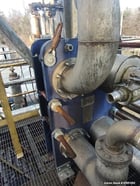 3.5' Vendome Copper & Brass, Distillation Columns, 5-7 GPM of ethanol @ 15-20% feed rate, (18) tray stripper - Image 9