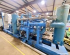 Siad, Skid Mounted Oxygen Compressor, 3-Stage, 2650 Nm3/hr., 75000 scfh handled flow, 103 GPM, 450 HP, 2003 - Image 1