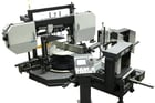 17.3" X 27.5" Indotech #i27X18-NC40, horizontal dual column bandsaw, Omron CNC Control, new - Image 1
