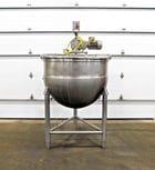 200 gallon Stainless jacketed mixing kettle, 48" dia. x 36" deep, 2 HP, 230/460 V., 3 phase - Image 1