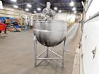 200 gallon Stainless jacketed mixing kettle, 48" dia. x 36" deep, 2 HP, 230/460 V., 3 phase - Image 6