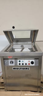 Multivac #A300/52, Vacuum Bag Sealer, Stainless Steel, 18" L x 18" width x 6.25" deep seal area, 4 - Image 1