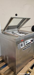 Multivac #A300/52, Vacuum Bag Sealer, Stainless Steel, 18" L x 18" width x 6.25" deep seal area, 4 - Image 2