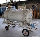 166.5 gallon Von Roll, Glass Lined Pressure Tank, Horizontal, 27" diameter x 62" straight side, 2 bar @ 200 - Image 1