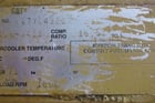 95 HP Gardner Denver #3A219-235G11, screw compressor, Caterpillar G3304NA NG engine, 2-stage, 2002 - Image 4
