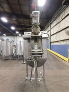 225 gallon Lee #225-A10T1, Stainless kettle with top agitation mixer, 42" ID, 28" straight side, 2003 - Image 6