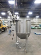 225 gallon Lee #225-A10T1, Stainless kettle with top agitation mixer, 42" ID, 28" straight side, 2003 - Image 8