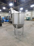 225 gallon Lee #225-A10T1, Stainless kettle with top agitation mixer, 42" ID, 28" straight side, 2003 - Image 9