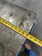 60" x 9 6" x 6" Cast Iron Surface Combustion plate w/stand - Image 6