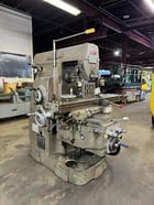 Hitachi-Seiki #2, horizontal mill, 12" x53" table, #50 taper, 5 HP, arbor & suppport, coolant - Image 2