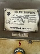 Hitachi-Seiki #2, horizontal mill, 12" x53" table, #50 taper, 5 HP, arbor & suppport, coolant - Image 9