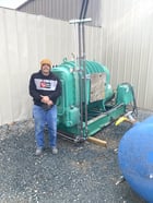 Roots #1639-RGS-HVB, rotary lobe vacuum blower, 50 HP, 1125 RPM, 230/460 V. - Image 1