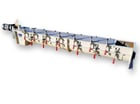 9" diameter x 8' long, Newell Machinery, Screw Conveyor, U-Trough, 10.4" x 10.4" inlet/discharge, 82 RPM - Image 2