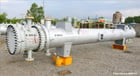 2143 sq.ft., 412 psi shell, Ilsung Corp, 4 Pass U Tube Shell & Tube Heat Exchanger, Shell 392&deg;F, 3/4" dia x - Image 1