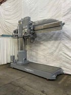 8' -19" Carlton #4A, radial arm drill, 89" x50" base, #6MT, power clamping & elevation, 40 HP, 1980 - Image 1