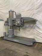 8' -19" Carlton #4A, radial arm drill, 89" x50" base, #6MT, power clamping & elevation, 40 HP, 1980 - Image 2