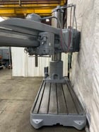 8' -19" Carlton #4A, radial arm drill, 89" x50" base, #6MT, power clamping & elevation, 40 HP, 1980 - Image 3
