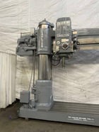 8' -19" Carlton #4A, radial arm drill, 89" x50" base, #6MT, power clamping & elevation, 40 HP, 1980 - Image 4