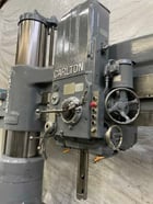 8' -19" Carlton #4A, radial arm drill, 89" x50" base, #6MT, power clamping & elevation, 40 HP, 1980 - Image 5