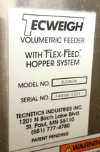6" Tecweigh #E/CR28, screw feeder & Stainless Steel hopper, 285 lb./min. hard wheat @ 30-40 lb./cu.ft. - Image 2