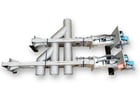 6" Salina, Vortex #D6-3SSY-SL-P10-SM1-SB-V81460, 3-Way Stainless Steel Diverter Valve - Image 1
