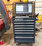 Maxiem #1530, 5' x 10' waterjet, 30 HP Omax EnduroMax pump, cleanout, hopper, water level Control, 2017, less - Image 3