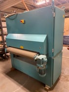 44" Butfering #ECO-111-E, Wide Belt Sander, single belt, dedusting brush, 1997 - Image 5