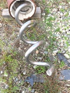 8" diameter x 13' long, Fexicon, heavy duty Stainless screw conveyor, bar stock screw design - Image 10