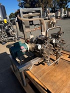 Bran & Luebbe #EFR113A73, metering pump, dual-pump, Stainless Steel, 1/2 HP - Image 2