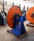 4000 lb. Littell #40-12, single uncoiler, 12" width, 60" outside dimensions, 15"-20" ID, 4-arm manual - Image 4