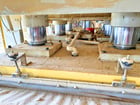 Iberpresse #PRA-1-1423, veneer membrane press, 55" x 90" platen, 300 ton, 2001 - Image 5