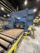 Cauffiel, heavy duty 4-high backed up plate leveler with pinch rolls, 2008 - Image 2