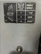 9" Hardinge #HSL-59 Speed Lathe, 9" swing, 10" bed, 5C Collet Nose, 3000 RPM - Image 5