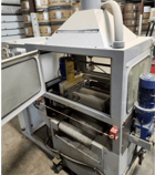 Ogden PUR Laminating Line, hopper feeder, glue applicator, drum melter, manual cut of saw, 2021 - Image 3