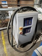 Ogden PUR Laminating Line, hopper feeder, glue applicator, drum melter, manual cut of saw, 2021 - Image 10