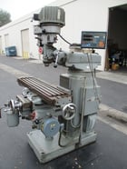 Tree #2UVRC, vertical mill, variable speed, 10.5"x42"table, 1.5 HP, 2-Axis digital read out,power feed - Image 1